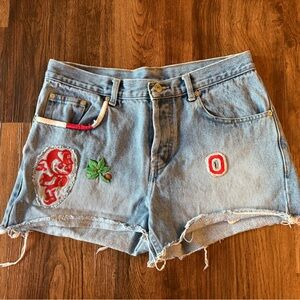 Vintage Upcycled Ohio State Shorts